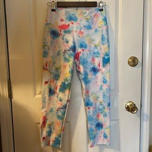 Cali Active Tie Dye Cropped Leggings